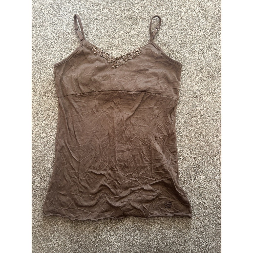 Y2K Limited Too Girls Tank Top With Built In Sports Bra Size 12